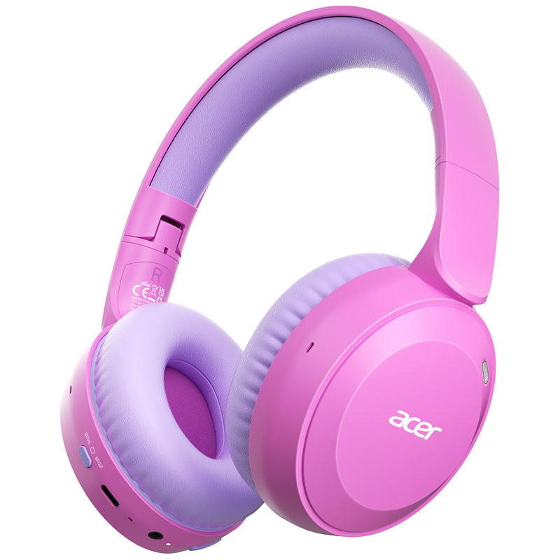 Anc Wireless Over Ear Headphones - Acer OHR668 Kinder-Bluetooth-6.0-Kopfhörer, 85/94 dB Lautstärkeregler,