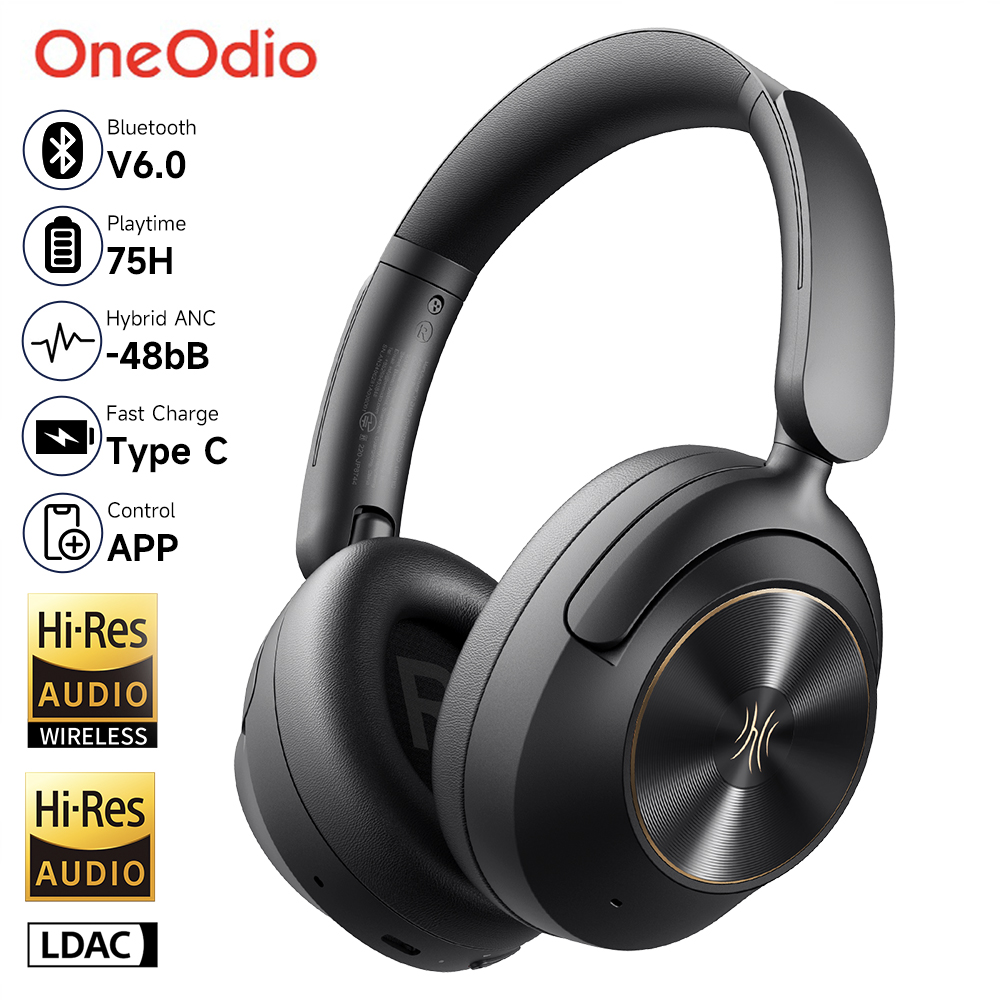Anc Wireless Over Ear Headphones - Oneodio A6 ANC Kabellose Bluetooth 6.0-Kopfhörer