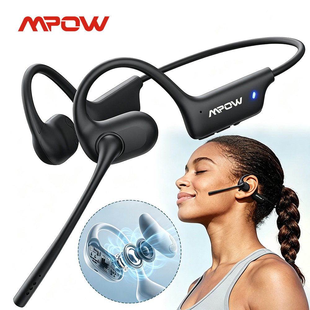Sleep Mask Headphones Bluetooth - Mpow O1 Open-Ear Sport-Kopfhörer Kabellose Luftleitungs-Ohrhörer