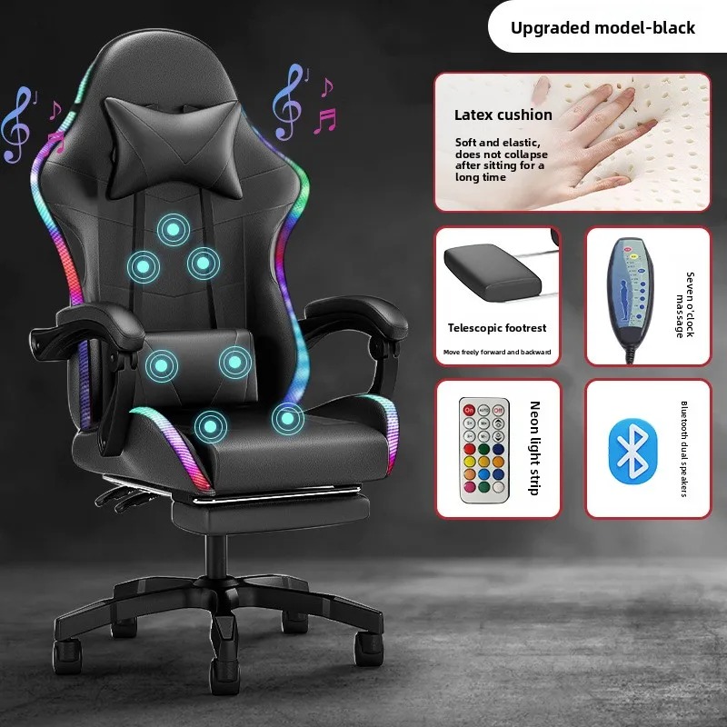 Speakers - Beleuchteter Bluetooth-Lautsprecher mit LED-Display, Gaming-Stuhl, Anker-Stuhl,