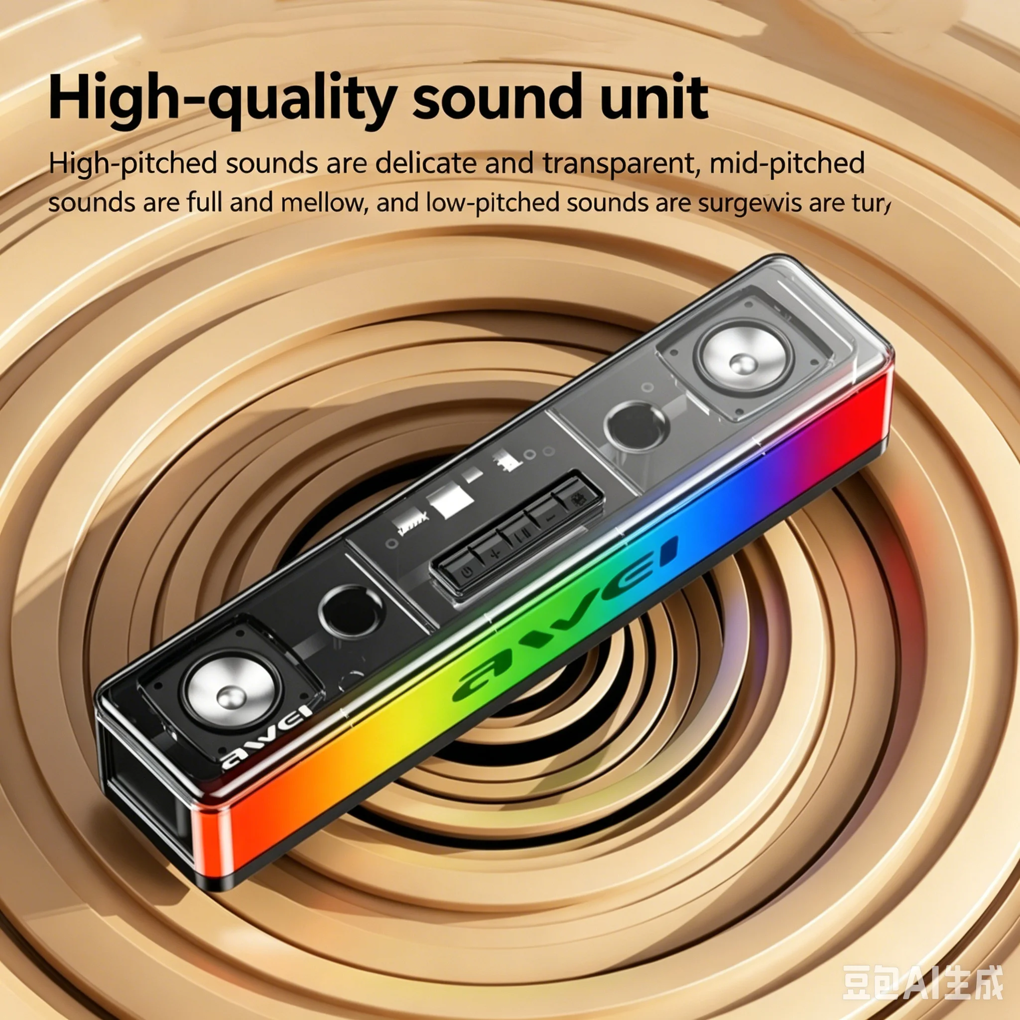 RGB-Bluetooth-Lautsprecher, So – Rgb Computer Soundbar For Pc Bewertung und Preis
