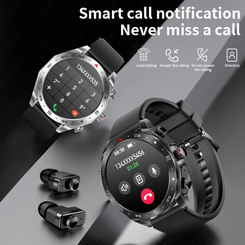 LIGE TWS 2-in-1 Smartwatch mit – Sleep Mask Headphones Bluetooth Bewertung und Preis