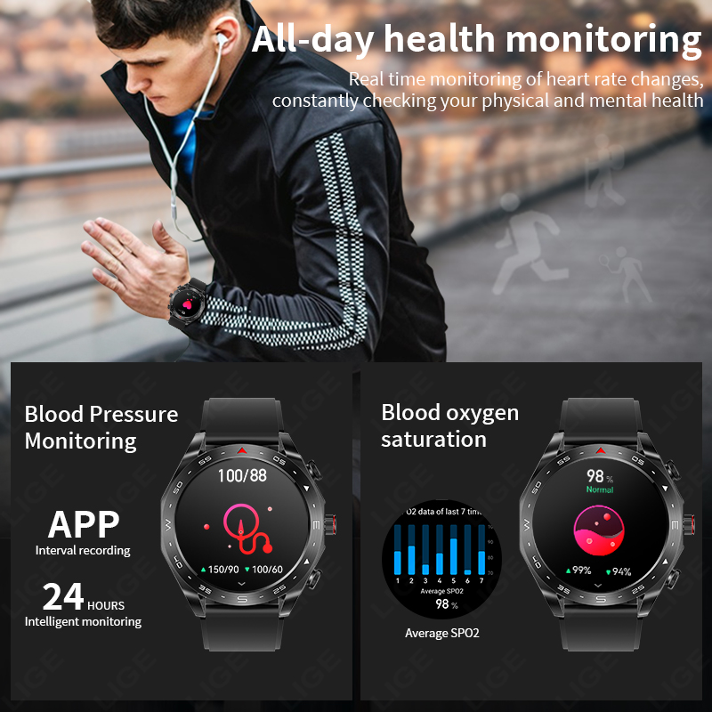 LIGE TWS 2-in-1 Smartwatch mit – Sleep Mask Headphones Bluetooth Bewertung und Preis