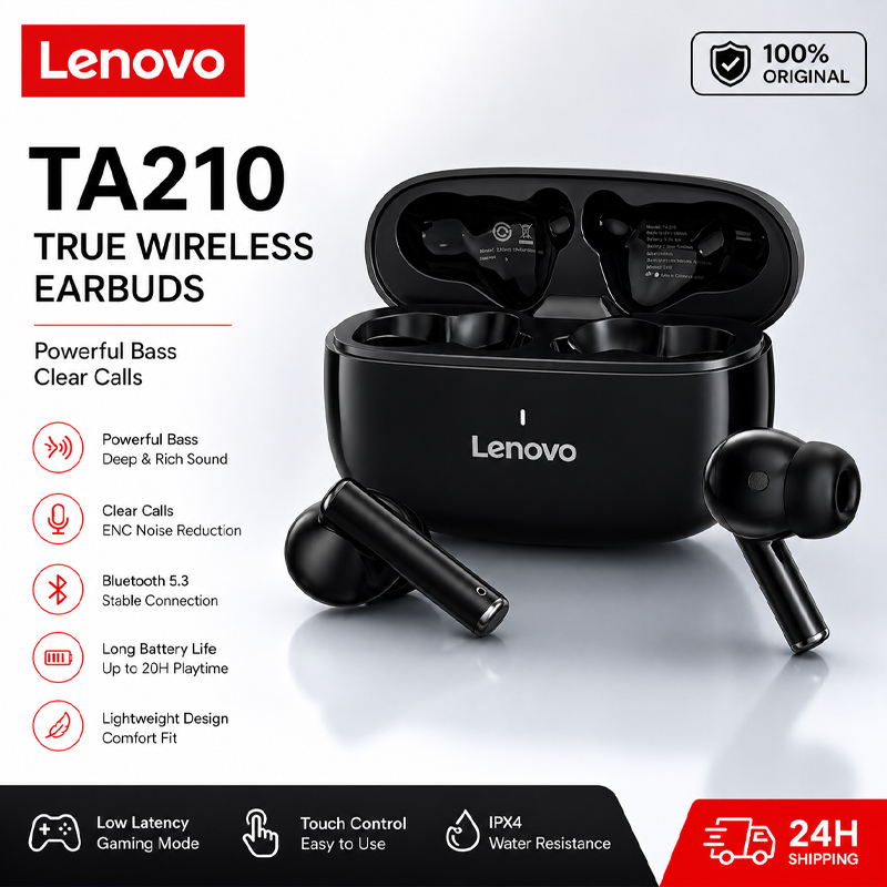 Lenovo TA210 Bluetooth-Kopfhör – Anc Wireless Over Ear Headphones Bewertung und Preis